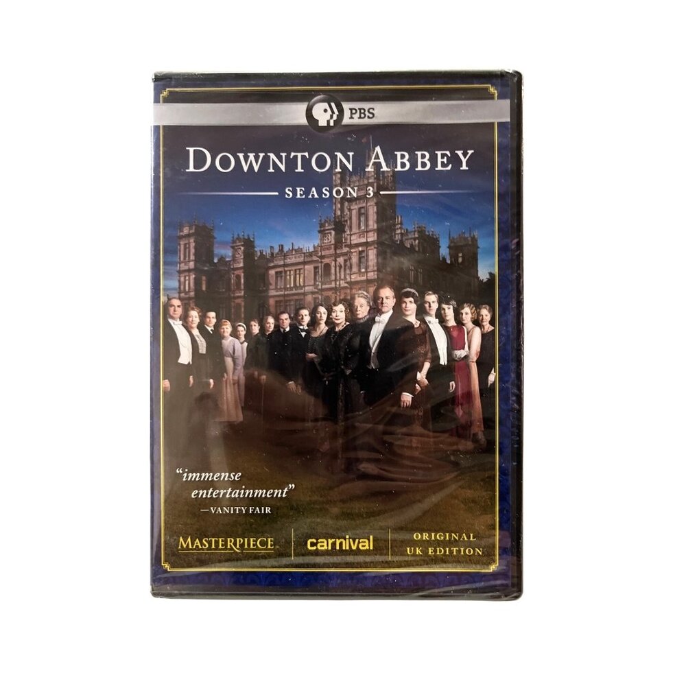 Downton Abbey Season 3 DVD NEW Sealed Original UK Edition British Empire Drama